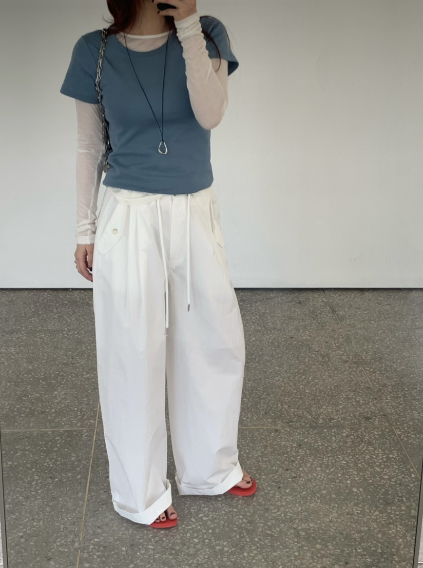 OVER NEAR韓國直郵女裝新款熱賣時尚26春夏人氣休閑休閑褲OVER NEAR休閑褲