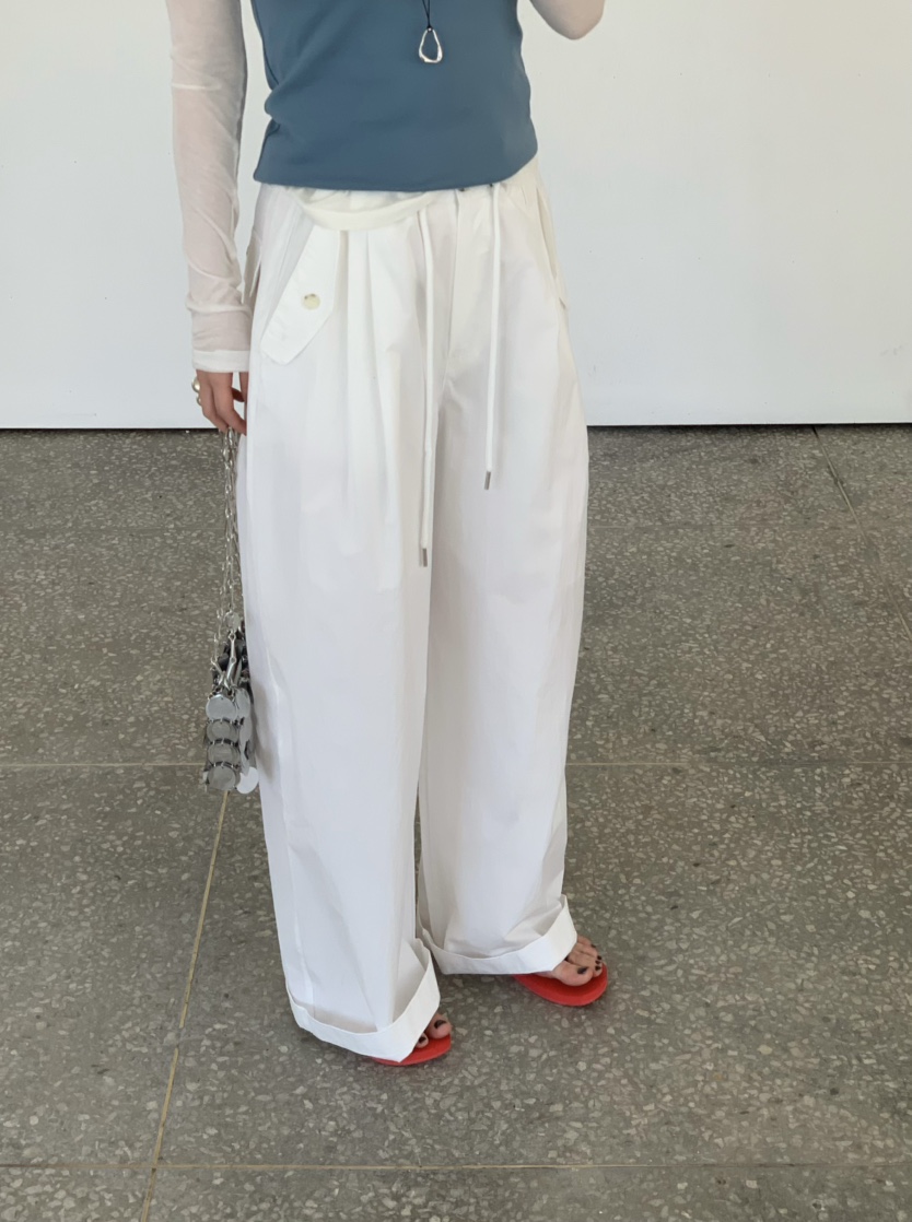 OVER NEAR韓國直郵女裝新款熱賣時尚26春夏人氣休閑休閑褲OVER NEAR休閑褲