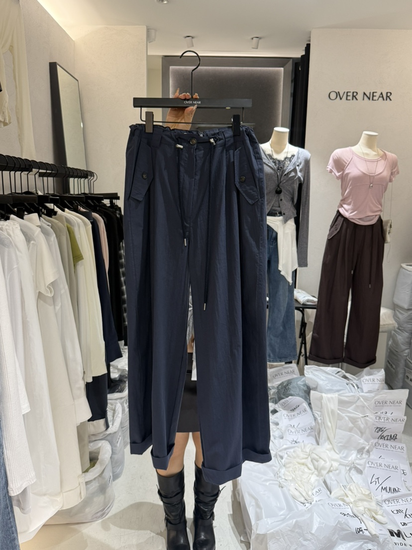 OVER NEAR韓國直郵女裝新款熱賣時尚26春夏人氣休閑休閑褲OVER NEAR休閑褲圖色1