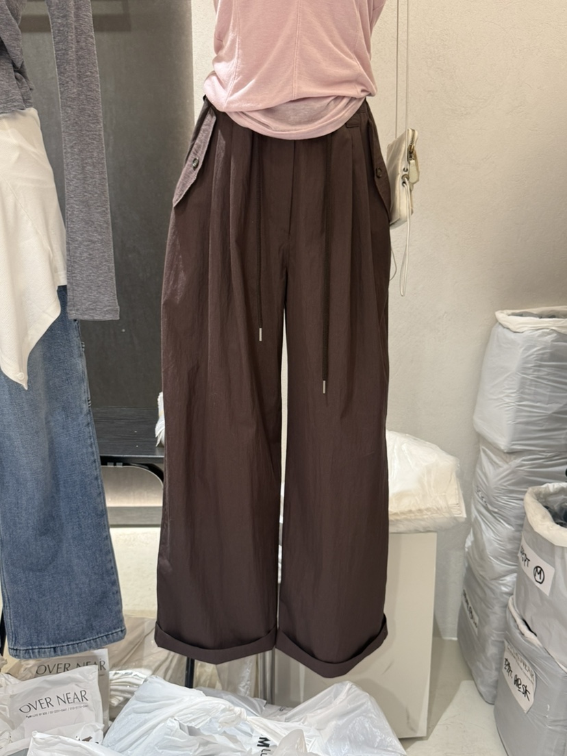 OVER NEAR韓國直郵女裝新款熱賣時尚26春夏人氣休閑休閑褲OVER NEAR休閑褲圖色2