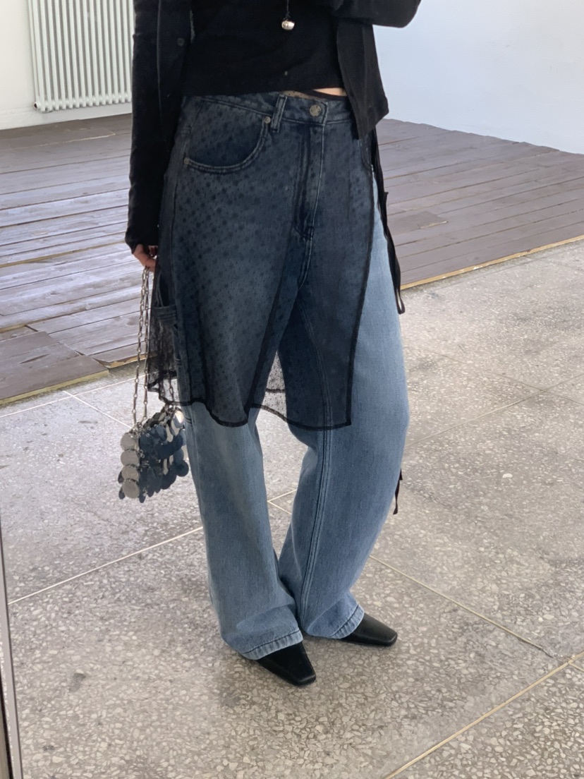 OVER NEAR韓國東大門直郵女裝新品熱賣半身裙中短裙不含褲子OVER NEAR半身裙/中短裙