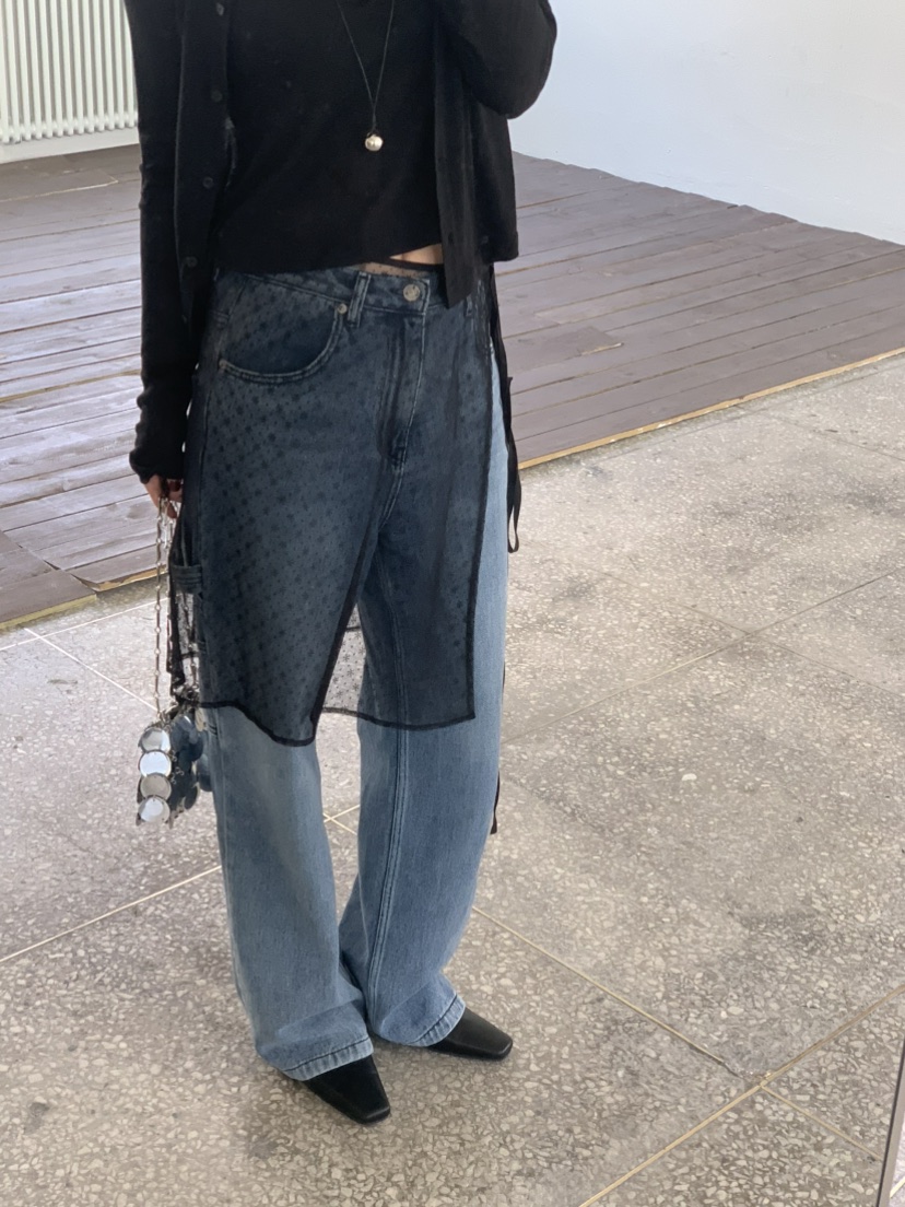 OVER NEAR韓國東大門直郵女裝新品熱賣半身裙中短裙不含褲子OVER NEAR半身裙/中短裙