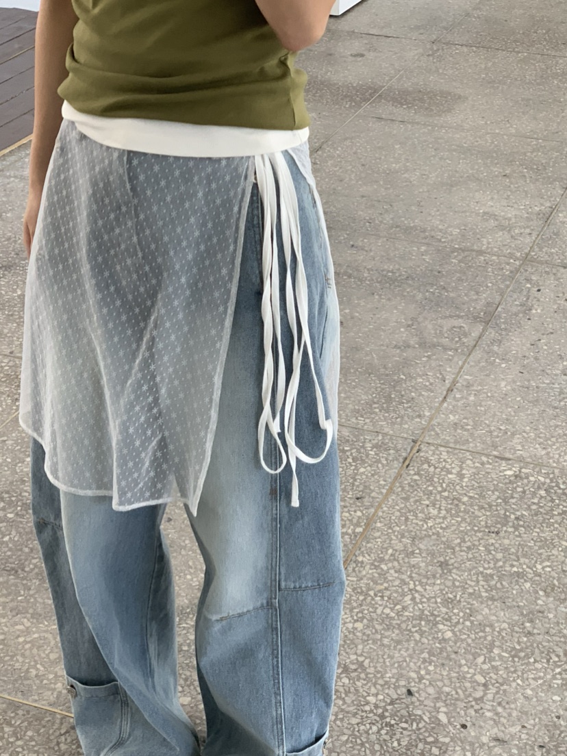 OVER NEAR韓國東大門直郵女裝新品熱賣半身裙中短裙不含褲子OVER NEAR半身裙/中短裙