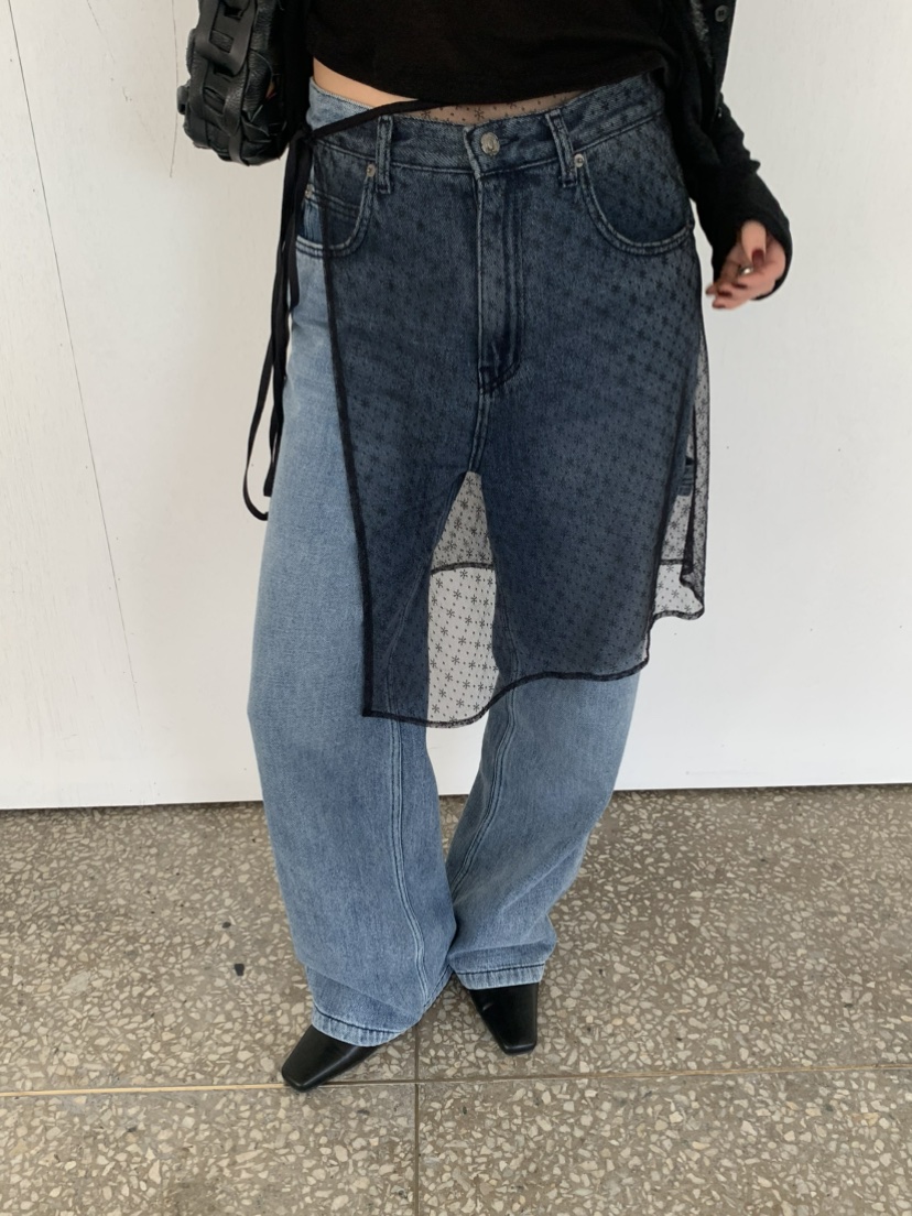 OVER NEAR韓國東大門直郵女裝新品熱賣半身裙中短裙不含褲子OVER NEAR半身裙/中短裙圖色2