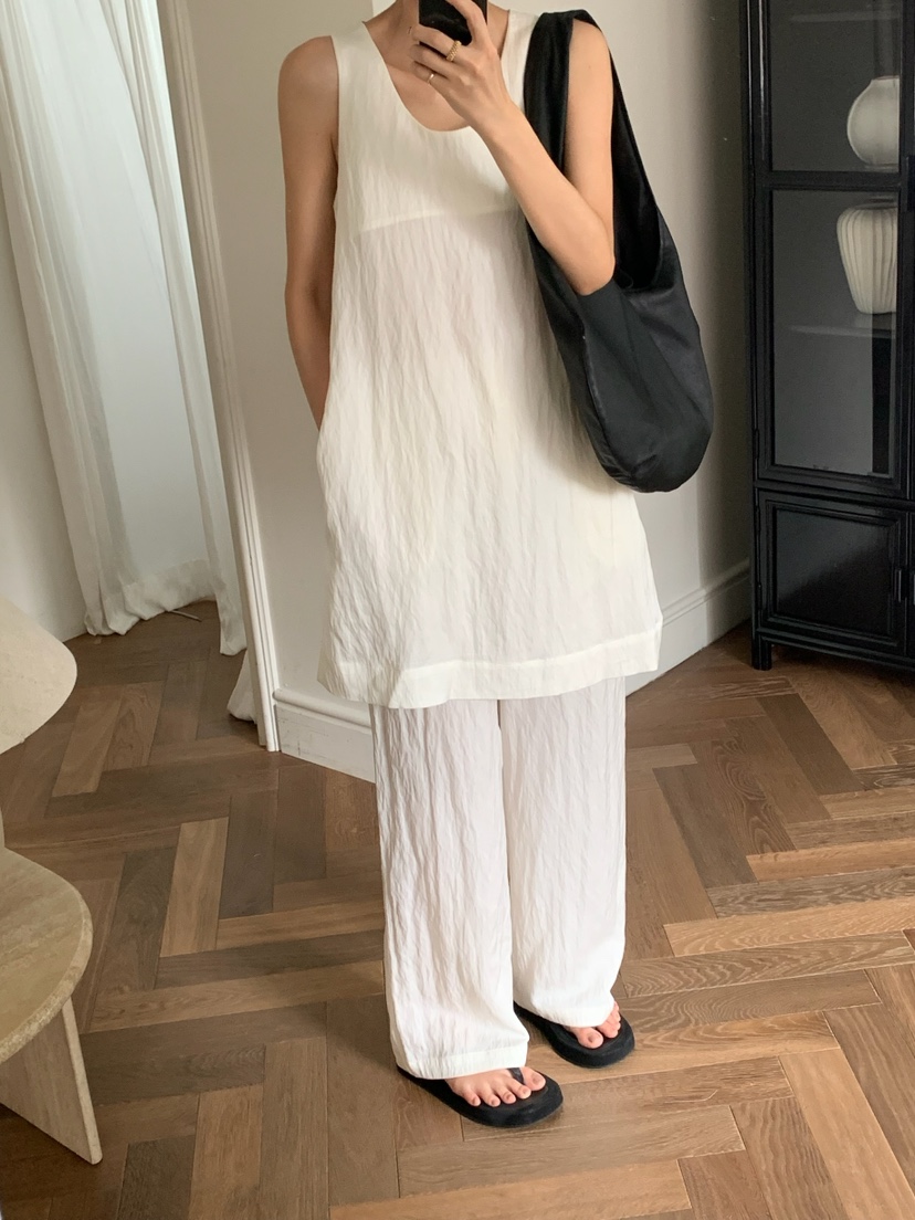 A Flan韓國東大門直郵女裝新品人氣熱賣休閑推薦26春夏休閑褲AFN/FLAN EDITION休閑褲