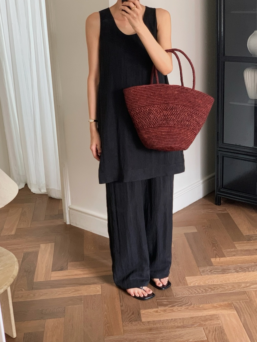 A Flan韓國東大門直郵女裝新品人氣熱賣休閑推薦26春夏休閑褲AFN/FLAN EDITION休閑褲