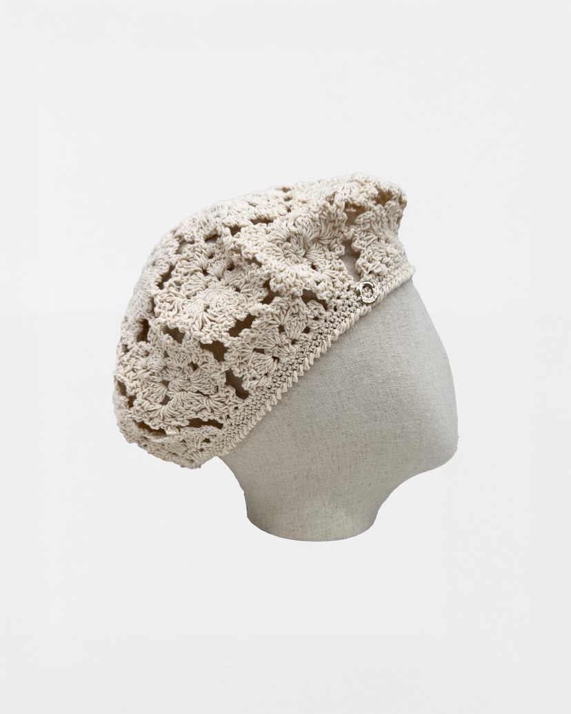 ROOKIE BUD韓國東大門直郵女士新品時尚26春夏帽子蕾絲貝雷ROOKIE BUD-L帽子