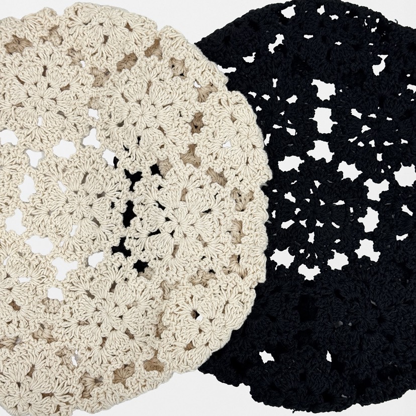 ROOKIE BUD韓國東大門直郵女士新品時尚26春夏帽子蕾絲貝雷ROOKIE BUD-L帽子