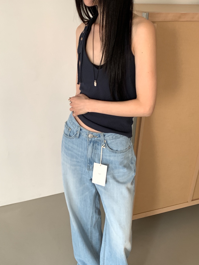 PROJECT SALT韓國東大門直郵女士新款26春夏牛仔褲PROJECTSALT牛仔褲