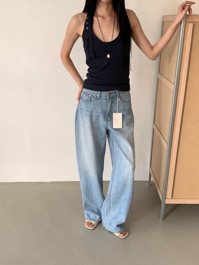 PROJECT SALT韓國東大門直郵女士新款26春夏牛仔褲PROJECTSALT牛仔褲