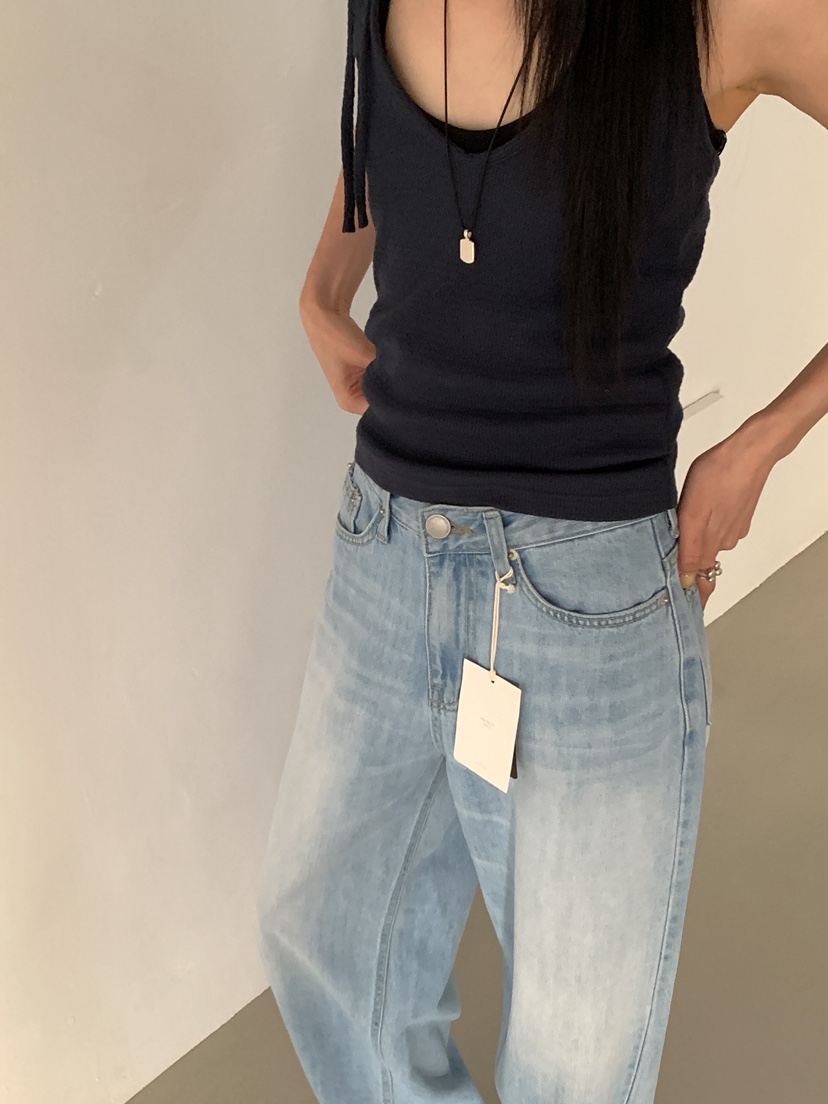 PROJECT SALT韓國東大門直郵女士新款26春夏牛仔褲PROJECTSALT牛仔褲