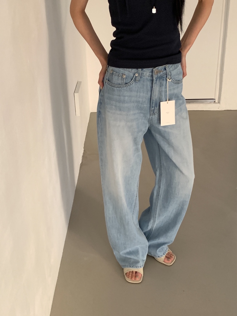 PROJECT SALT韓國東大門直郵女士新款26春夏牛仔褲PROJECTSALT牛仔褲