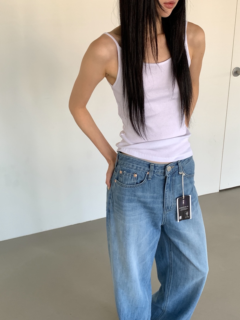 PROJECT SALT韓國東大門直郵女士新款26春夏牛仔褲PROJECTSALT牛仔褲