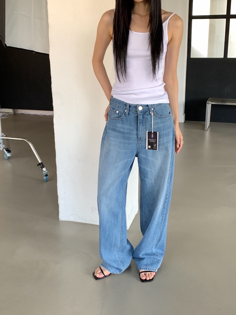 PROJECT SALT韓國東大門直郵女士新款26春夏牛仔褲PROJECTSALT牛仔褲