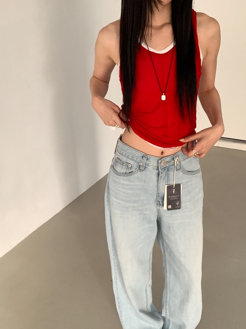 PROJECT SALT韓國東大門直郵女士新款26春夏牛仔褲PROJECTSALT牛仔褲