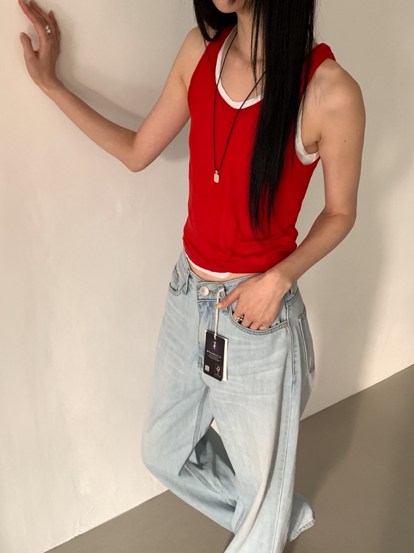 PROJECT SALT韓國東大門直郵女士新款26春夏牛仔褲PROJECTSALT牛仔褲