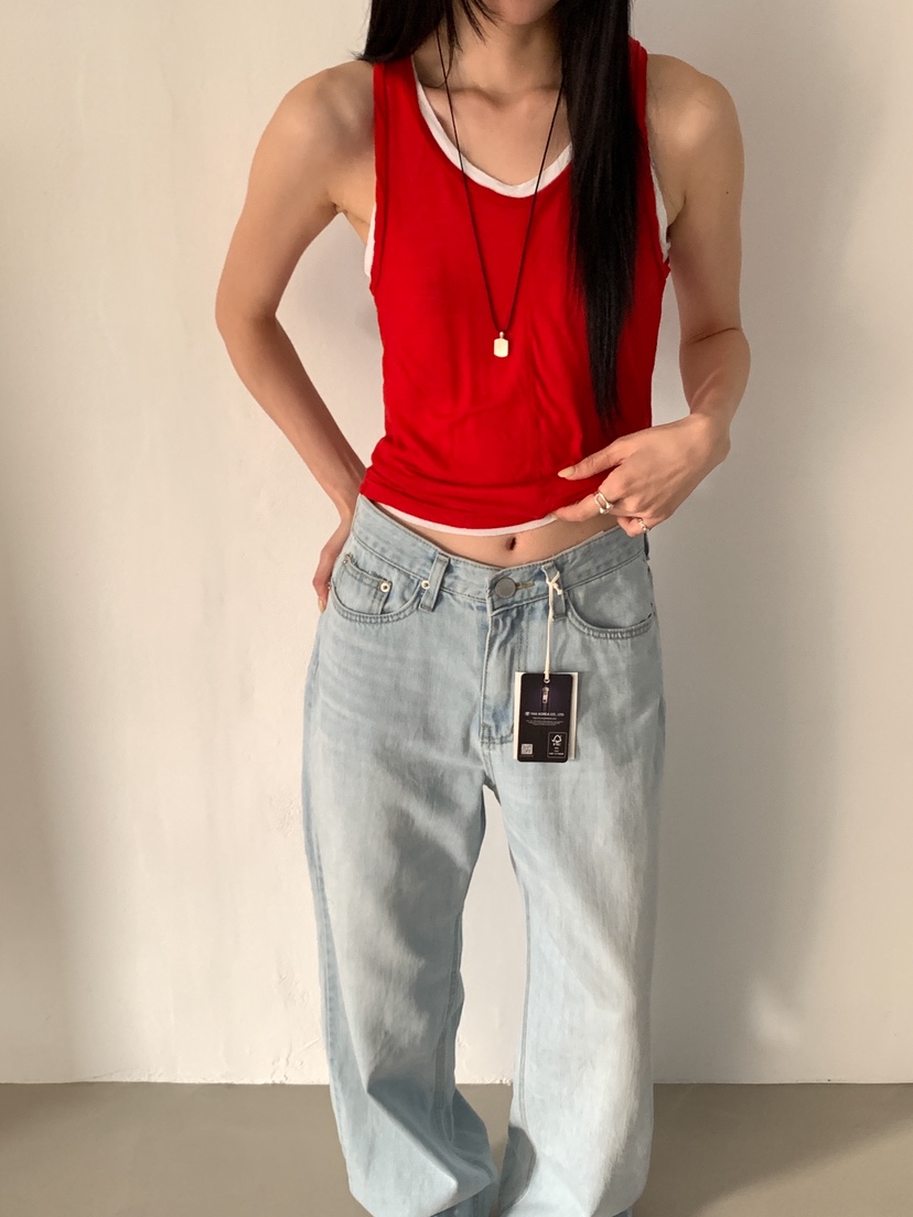 PROJECT SALT韓國東大門直郵女士新款26春夏牛仔褲PROJECTSALT牛仔褲