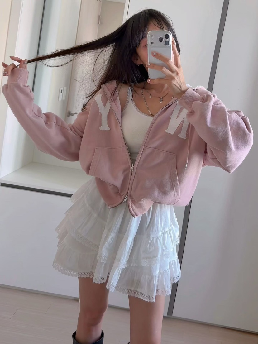 MORAN/MOSCO/SUGAR CASE韓國代購女士新款推薦夾克連帽衫拉鏈MORAN/MOSCO/SUGAR CASE夾克