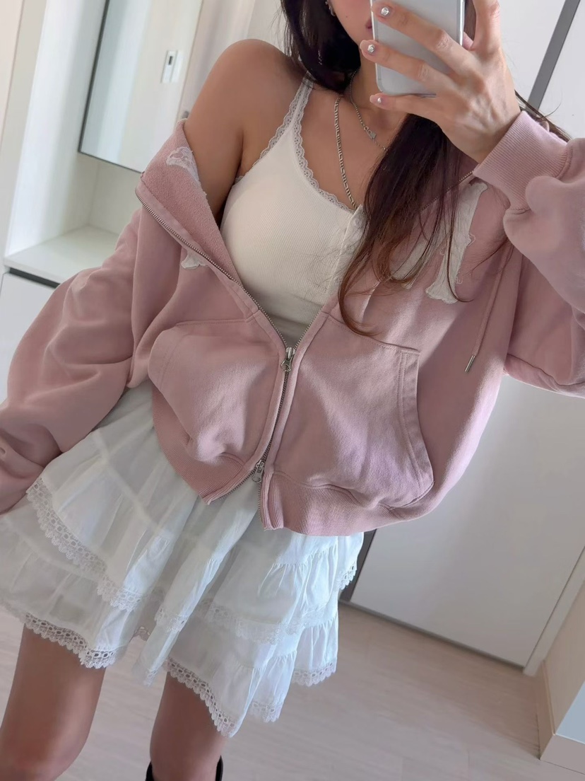 MORAN/MOSCO/SUGAR CASE韓國代購女士新款推薦夾克連帽衫拉鏈MORAN/MOSCO/SUGAR CASE夾克