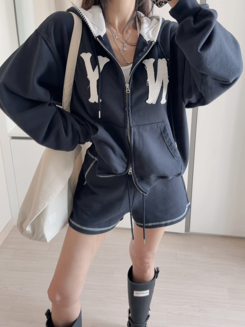 MORAN/MOSCO/SUGAR CASE韓國代購女士新款推薦夾克連帽衫拉鏈MORAN/MOSCO/SUGAR CASE夾克