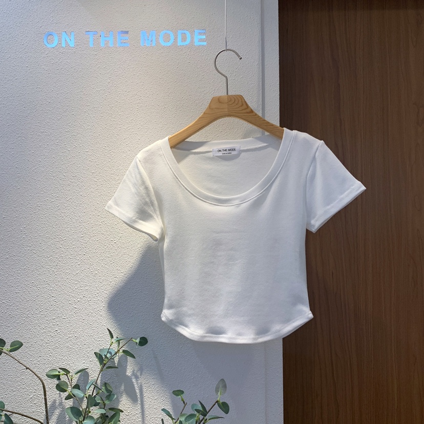 ON THE MODE韓國東大門代購女士新款熱賣職業26春夏T恤ON THE MODET恤圖色1