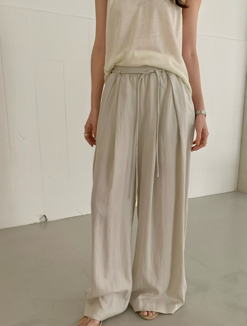 OLA韓國直郵女士新款推薦休閑時尚職業熱賣26春夏人氣休閑褲mellor/OLA休閑褲