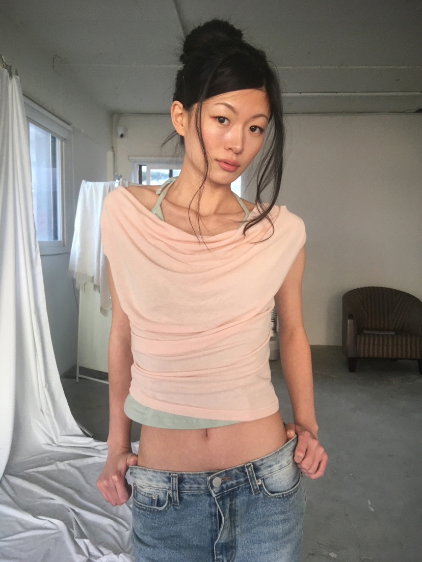 BLACK PIG韓國直郵實拍女士新款熱賣休閑職業T恤不含內搭VIVIAN_LEET恤