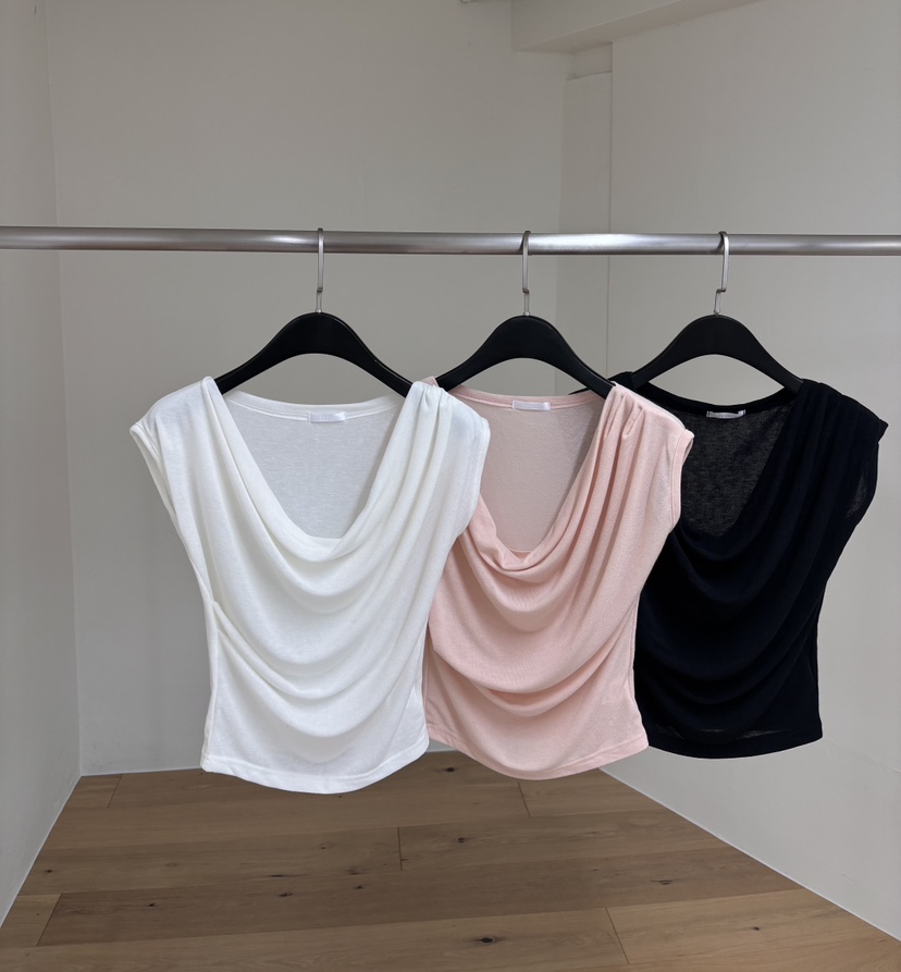 BLACK PIG韓國直郵實拍女士新款熱賣休閑職業T恤不含內搭VIVIAN_LEET恤