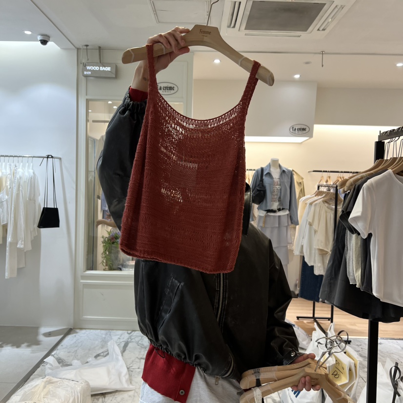 LA MAGIE FEMME韓國東大門代購女士新款熱賣職業吊帶背心Lamagie Femme吊帶/背心圖色1