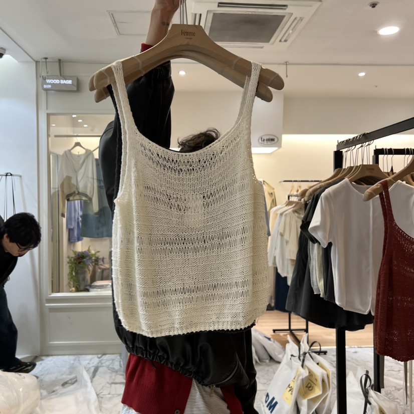 LA MAGIE FEMME韓國東大門代購女士新款熱賣職業吊帶背心Lamagie Femme吊帶/背心圖色2