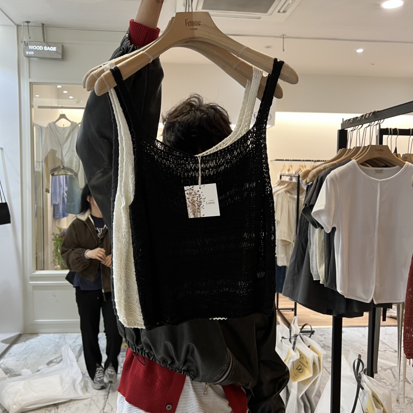 LA MAGIE FEMME韓國東大門代購女士新款熱賣職業吊帶背心Lamagie Femme吊帶/背心圖色3