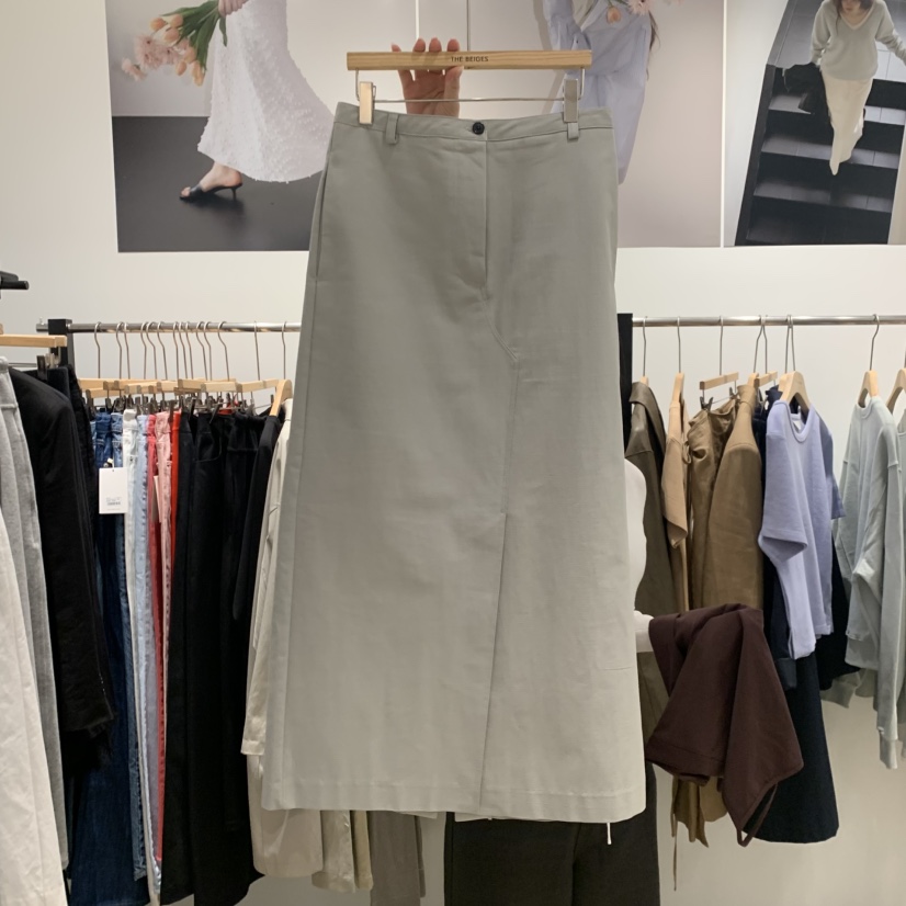 LMT（SAND LIMITED）韓國直郵實拍女裝新品時尚長裙開衩LMT/THE SAND/THE BEIGES_FLOW長裙圖色2