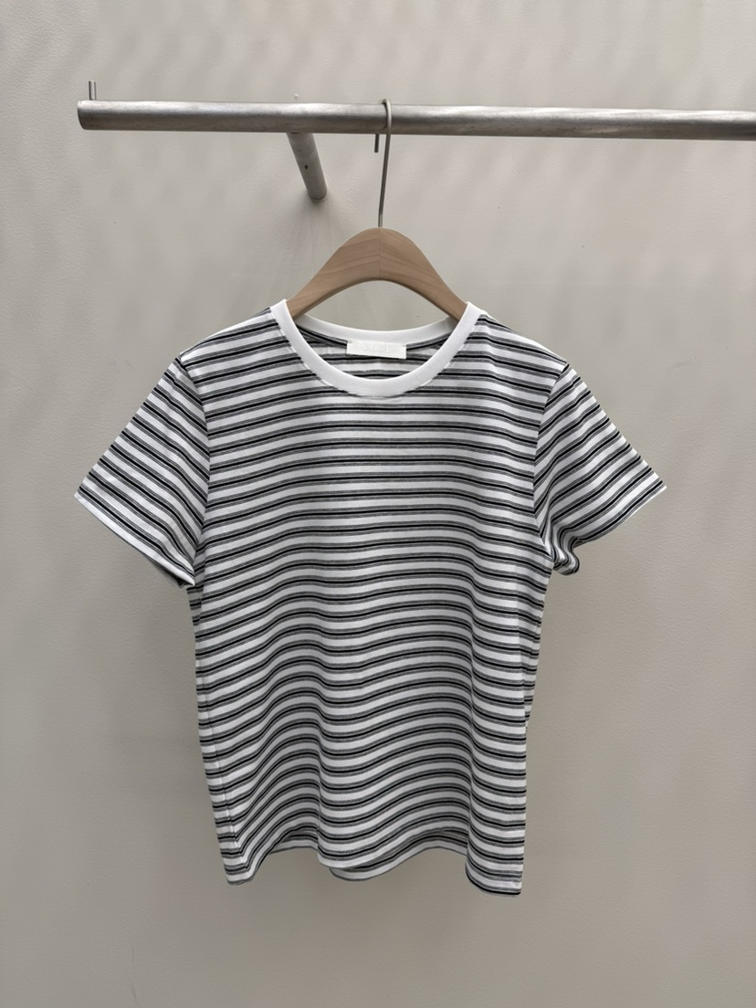 EOOB/LAMEREI韓國東大門直郵女裝新款26春夏熱賣T恤條紋EOOB/LAMEREIT恤圖色1