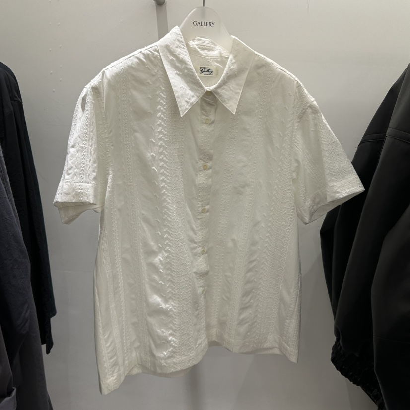 GALLERY-P韓國代購女士新款休閑時尚襯衫蕾絲衫刺繡鏤空GALLERY-P襯衫/蕾絲衫圖色1