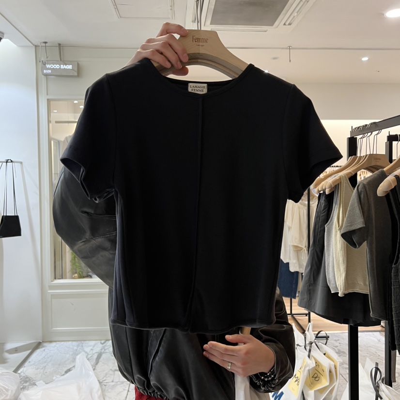 LA MAGIE FEMME韓國直郵實拍女裝新品推薦職業人氣26春夏T恤Lamagie FemmeT恤圖色4