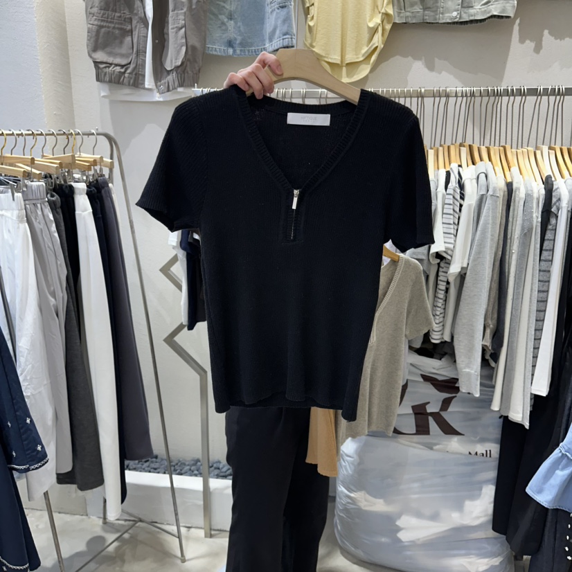 HIPTIQUE韓國直郵實拍女裝新品休閑人氣職業熱賣26春夏T恤毛絨HIPTIQUET恤圖色3