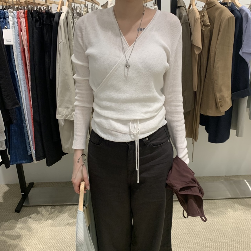 LMT（SAND LIMITED）韓國東大門代購女裝新款26春夏針織衫含腰繩LMT/THE SAND/THE BEIGES_FLOW針織衫圖色2