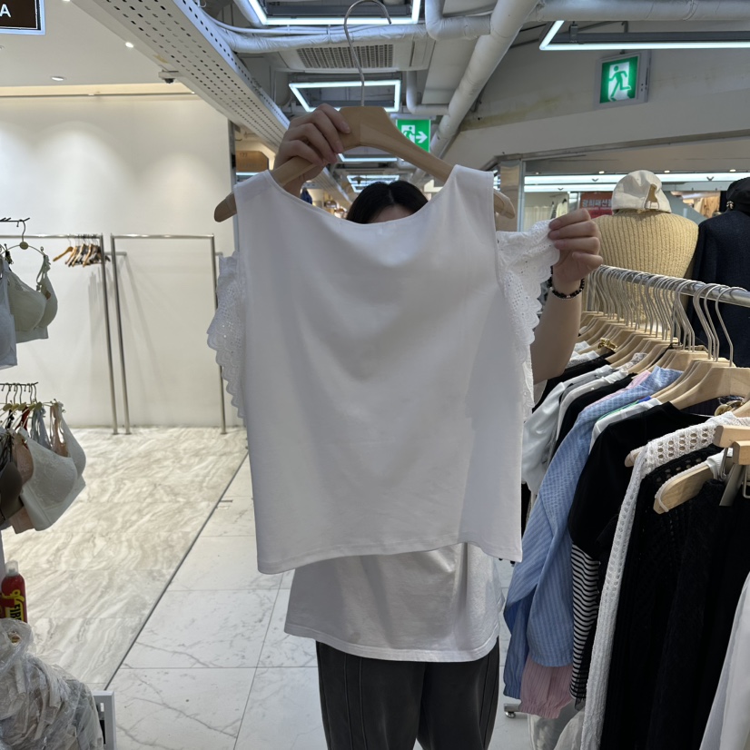 AKRA BY ART韓國直郵女裝新品職業人氣吊帶背心蕾絲開衩AKRA BY ART吊帶/背心