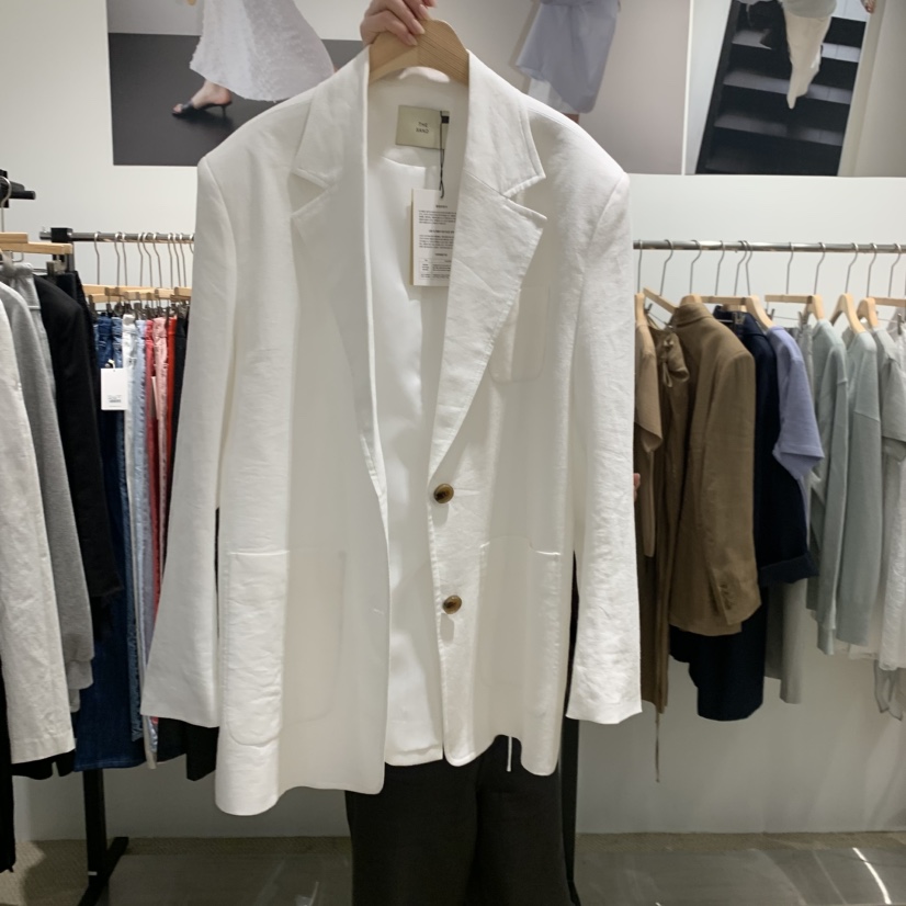 LMT（SAND LIMITED）韓國東大門代購女裝新品休閑夾克亞麻LMT/THE SAND/THE BEIGES_FLOW夾克圖色2