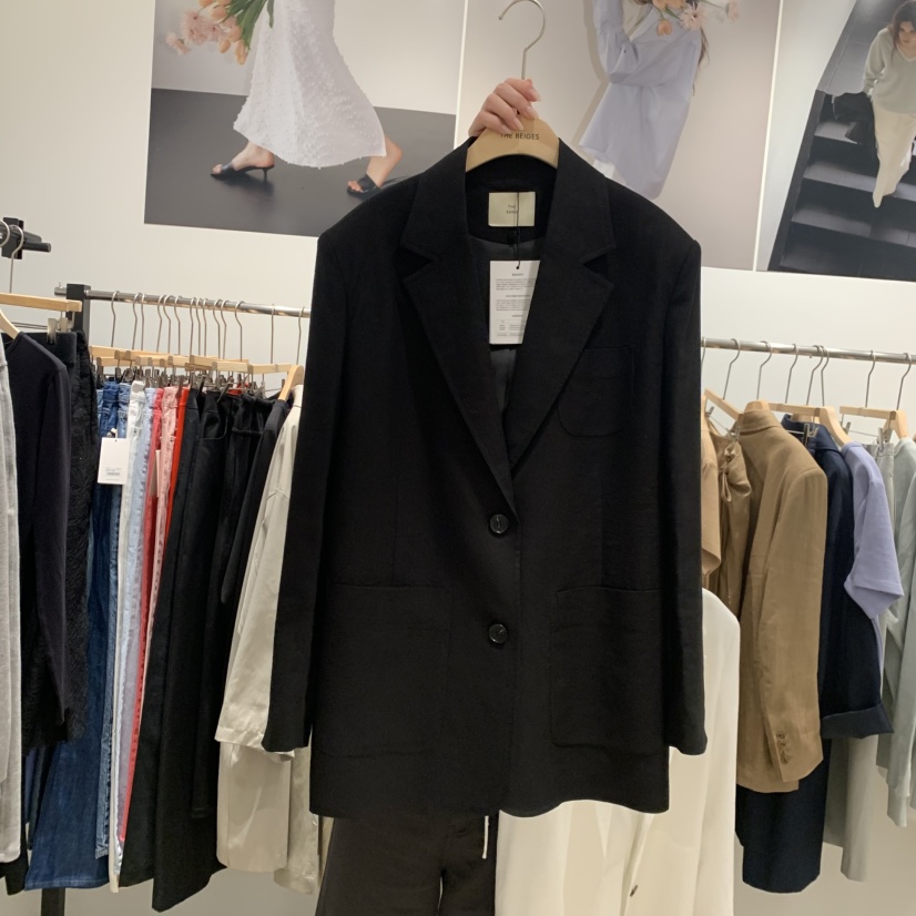 LMT（SAND LIMITED）韓國東大門代購女裝新品休閑夾克亞麻LMT/THE SAND/THE BEIGES_FLOW夾克圖色3