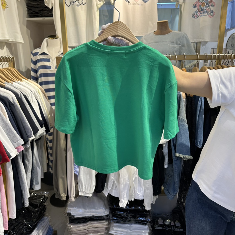 COCO HOLIC韓國代購女裝新款人氣26春夏職業推薦休閑T恤COCO HOLICT恤