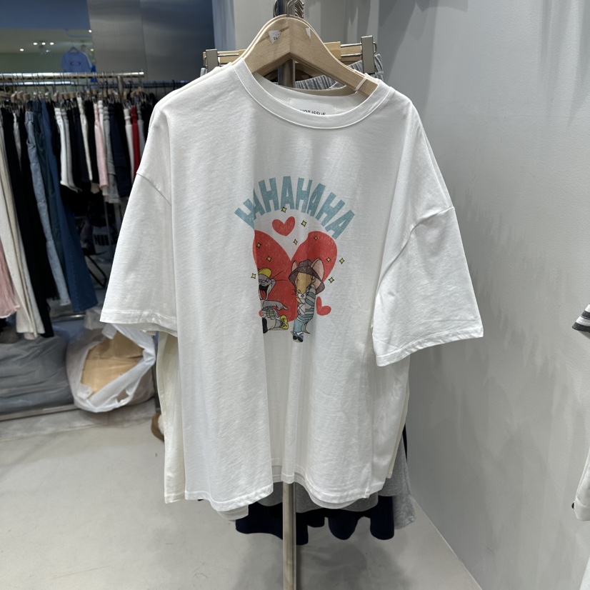 HOT PLACE/DREAM GIRIS/HOT ISSUE韓國代購女士新品推薦T恤HOT PLACE/DREAM GIRIS/HOT ISSUET恤圖色1