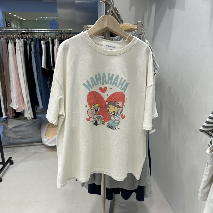 HOT PLACE/DREAM GIRIS/HOT ISSUE韓國代購女士新品推薦T恤HOT PLACE/DREAM GIRIS/HOT ISSUET恤圖色2