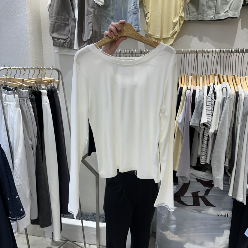 HIPTIQUE韓國東大門代購女士新款熱賣休閑推薦職業長袖T恤HIPTIQUE長袖T恤圖色1