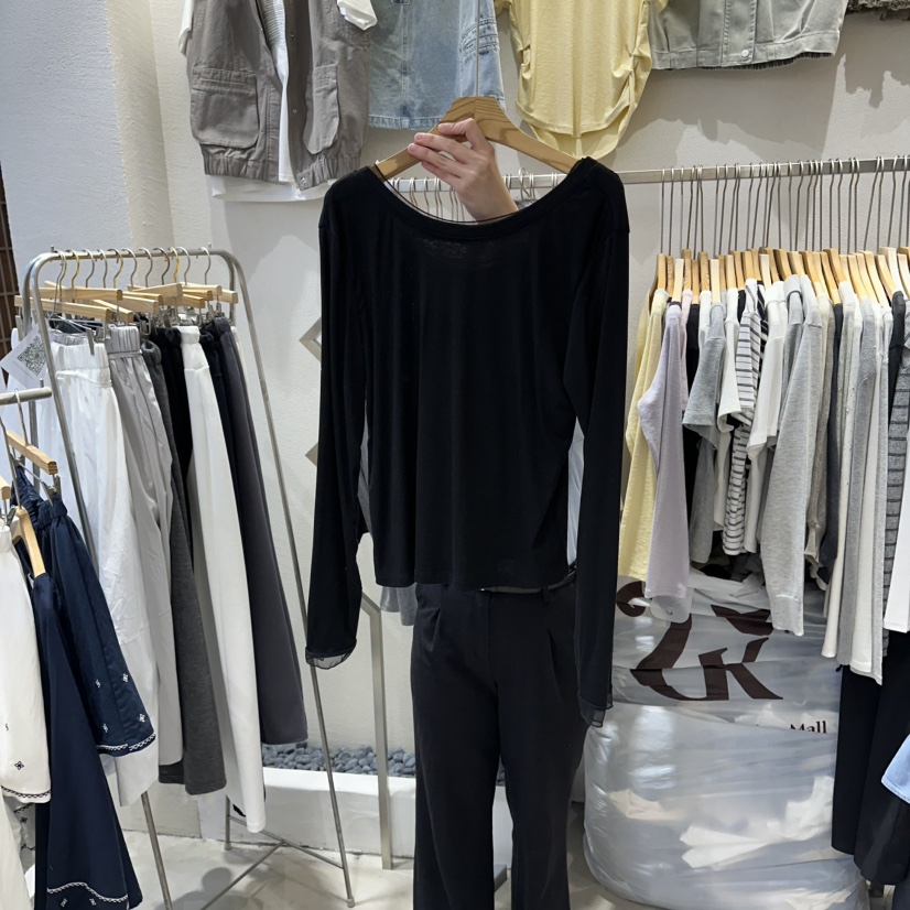 HIPTIQUE韓國東大門代購女士新款熱賣休閑推薦職業長袖T恤HIPTIQUE長袖T恤圖色3