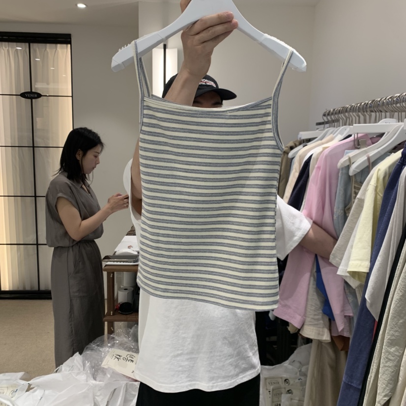 VENIR-a韓國東大門代購女裝新款熱賣時尚26春夏吊帶背心VENIR-a吊帶/背心