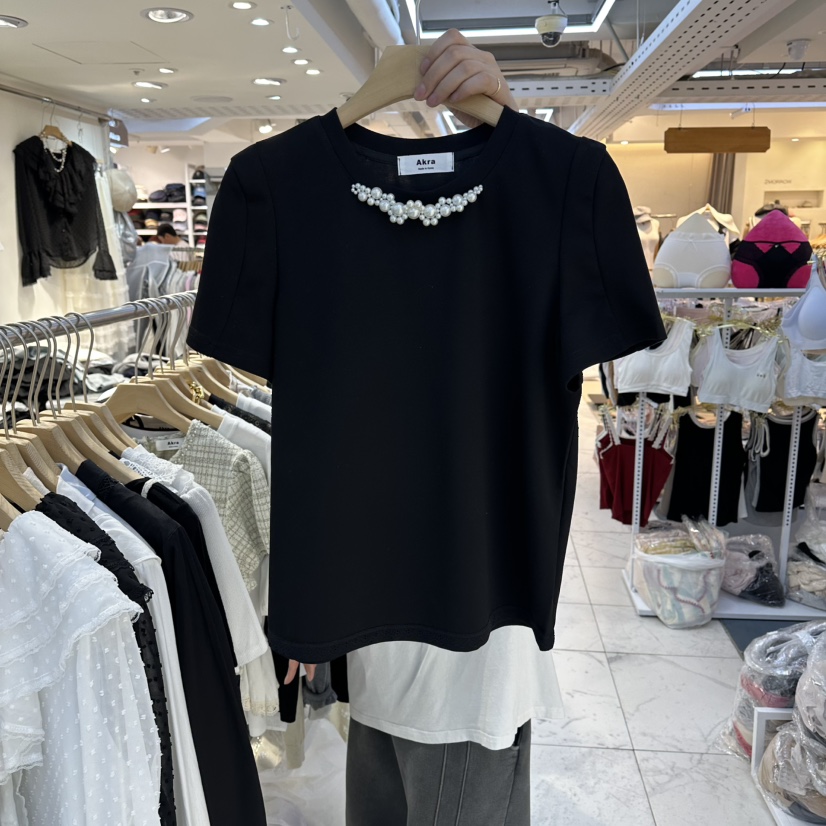 AKRA BY ART韓國東大門直郵女裝新款休閑26春夏職業T恤AKRA BY ARTT恤圖色2