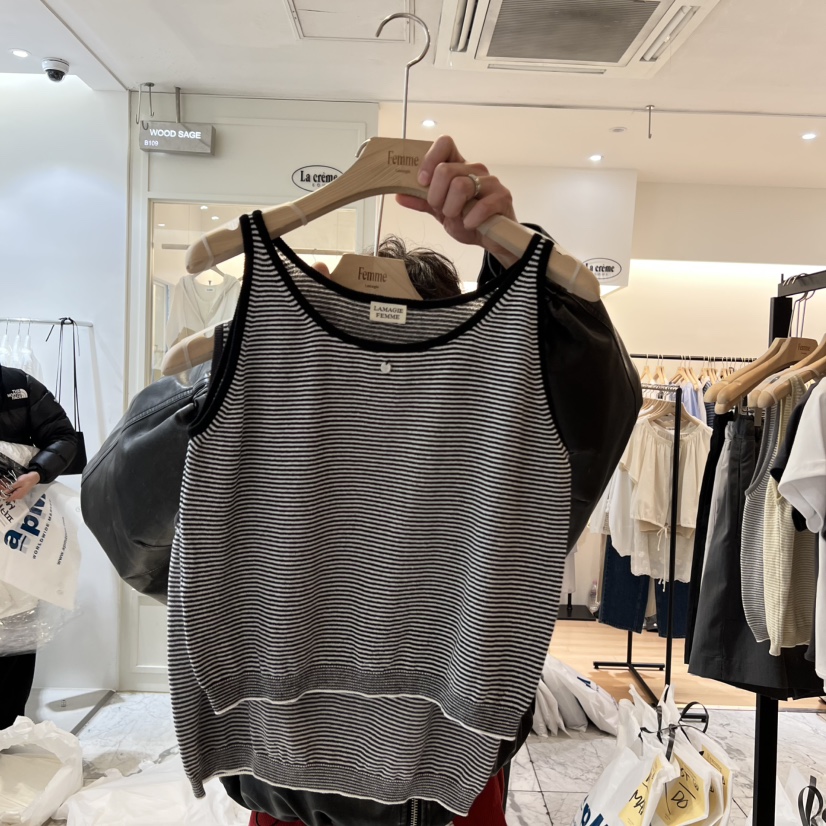 LA MAGIE FEMME韓國東大門直郵女裝新品熱賣休閑吊帶背心Lamagie Femme吊帶/背心圖色4