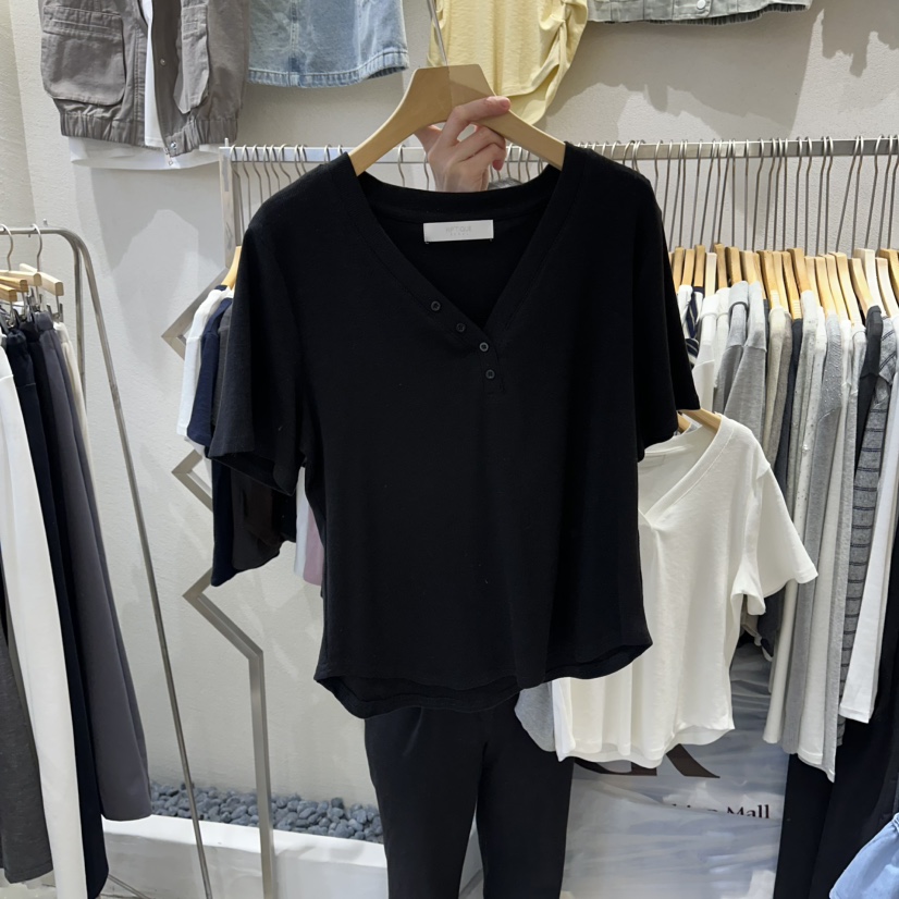 HIPTIQUE韓國直郵實拍女士新款職業人氣26春夏休閑熱賣T恤HIPTIQUET恤圖色3