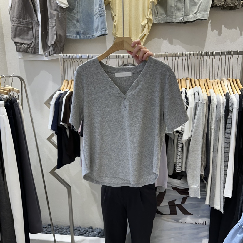 HIPTIQUE韓國直郵實拍女士新款職業人氣26春夏休閑熱賣T恤HIPTIQUET恤圖色4